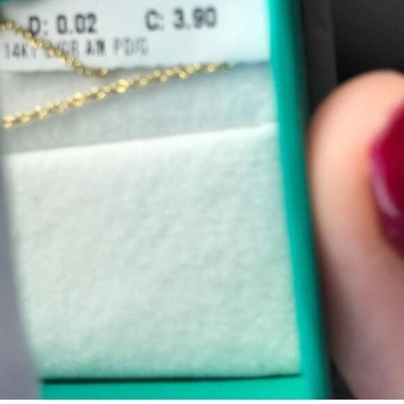 EFFY nwb  14 k gold and topaz necklace - Picture 2 of 2